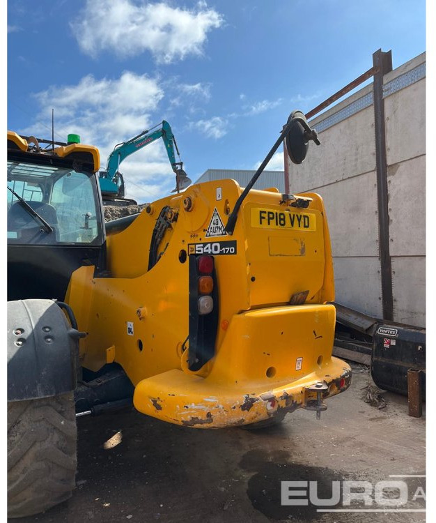 2018 JCB 540-170 - Teleskopický manipulátor: obrázek 5 2018 JCB 540-170 - Teleskopický manipulátor: obrázek 5
