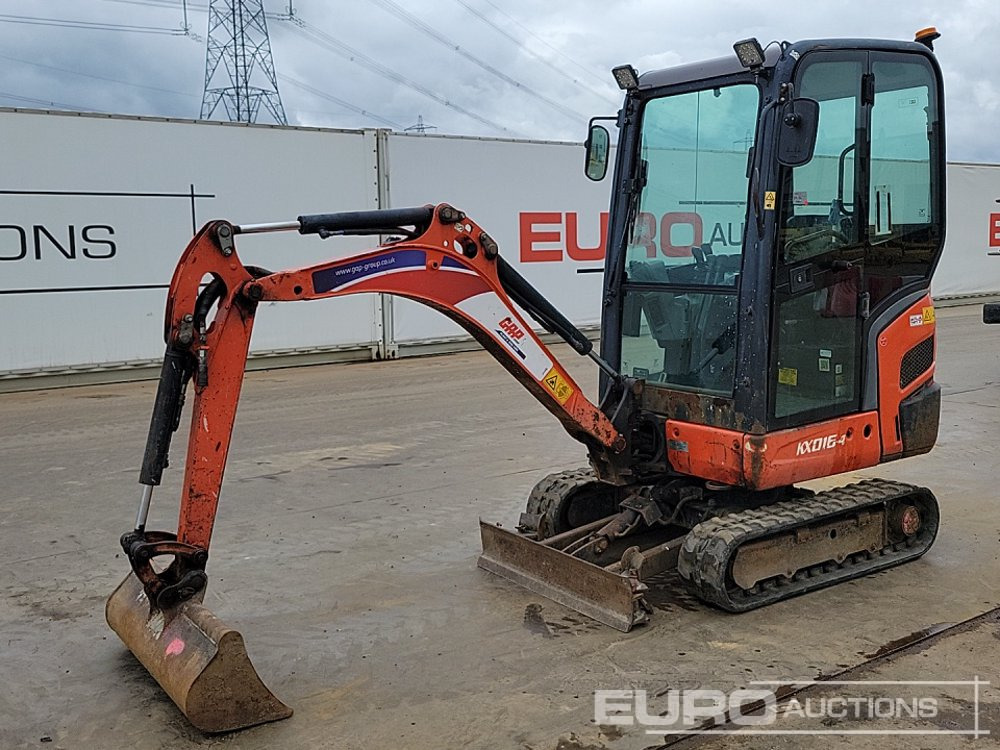 2018 Kubota KX016-4 - Mini rýpadlo: obrázek 1 2018 Kubota KX016-4 - Mini rýpadlo: obrázek 1