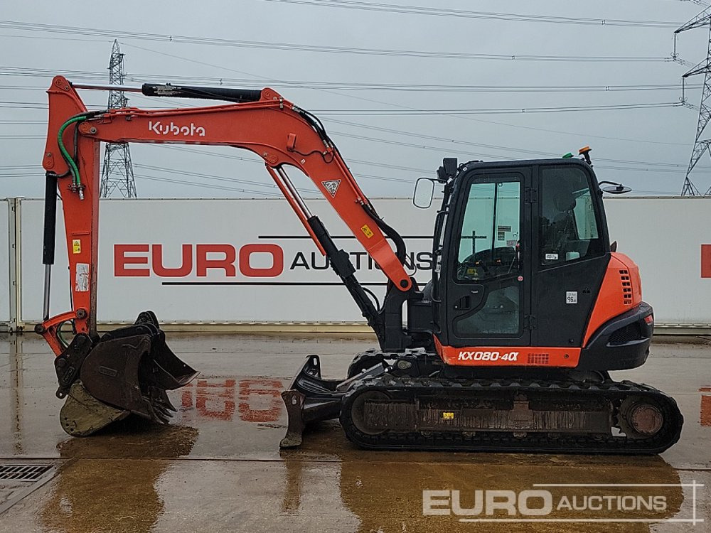 2018 Kubota KX080-4A - Mini rýpadlo: obrázek 2 2018 Kubota KX080-4A - Mini rýpadlo: obrázek 2