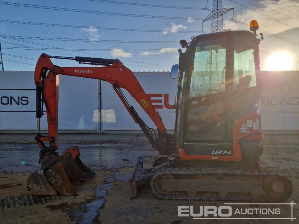2018 Kubota U27-4 - Mini rýpadlo: obrázek 2 2018 Kubota U27-4 - Mini rýpadlo: obrázek 2