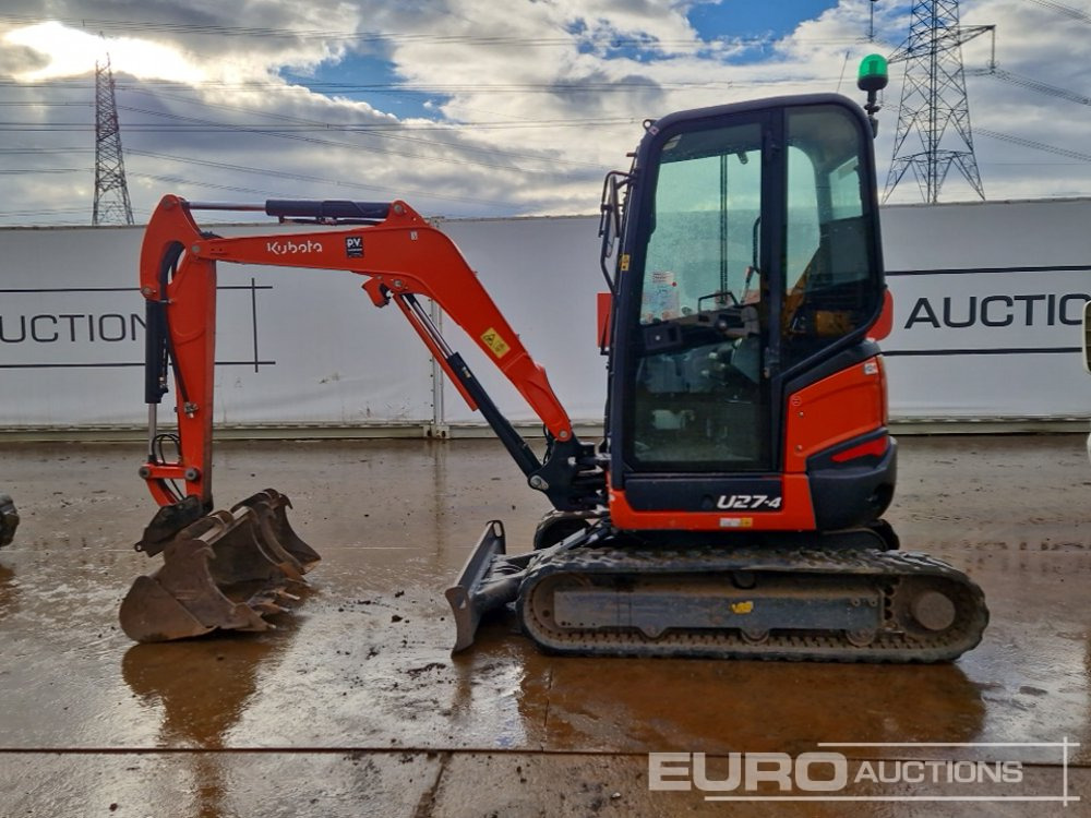 2018 Kubota U27-4 - Mini rýpadlo: obrázek 2 2018 Kubota U27-4 - Mini rýpadlo: obrázek 2