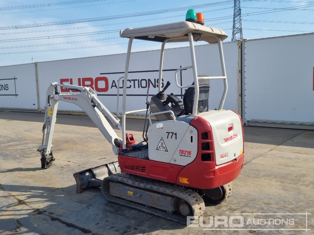2018 Takeuchi TB216 - Mini rýpadlo: obrázek 3 2018 Takeuchi TB216 - Mini rýpadlo: obrázek 3