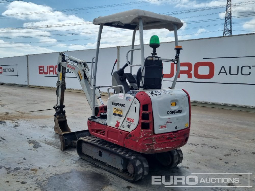2018 Takeuchi TB216 - Mini rýpadlo: obrázek 3 2018 Takeuchi TB216 - Mini rýpadlo: obrázek 3