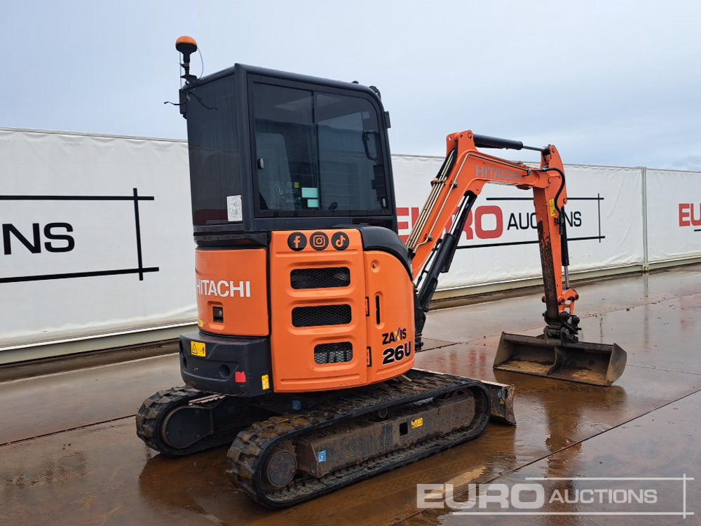 2019 Hitachi ZX26U-5A CR - Mini rýpadlo: obrázek 5 2019 Hitachi ZX26U-5A CR - Mini rýpadlo: obrázek 5