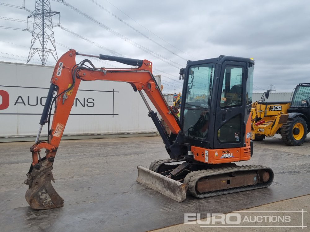2019 Hitachi ZX26U-6 CR - Mini rýpadlo: obrázek 1 2019 Hitachi ZX26U-6 CR - Mini rýpadlo: obrázek 1