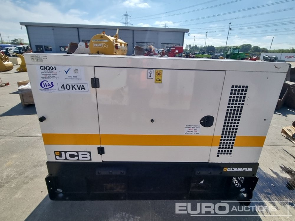 2019 JCB G36RS - Elektrický generátor: obrázek 2 2019 JCB G36RS - Elektrický generátor: obrázek 2
