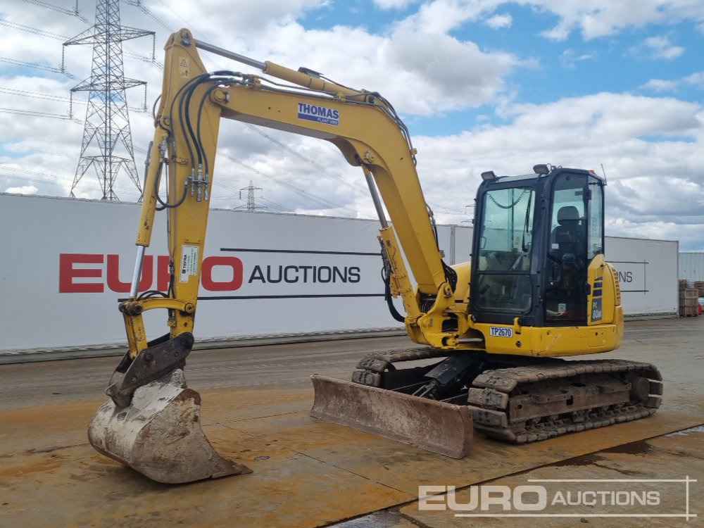 2019 Komatsu PC80MR-5 - Mini rýpadlo: obrázek 1 2019 Komatsu PC80MR-5 - Mini rýpadlo: obrázek 1