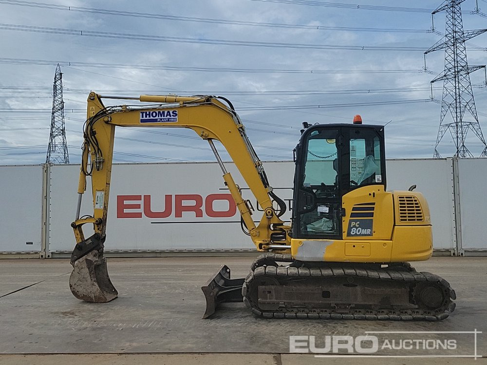 2019 Komatsu PC80MR-5 - Mini rýpadlo: obrázek 2 2019 Komatsu PC80MR-5 - Mini rýpadlo: obrázek 2