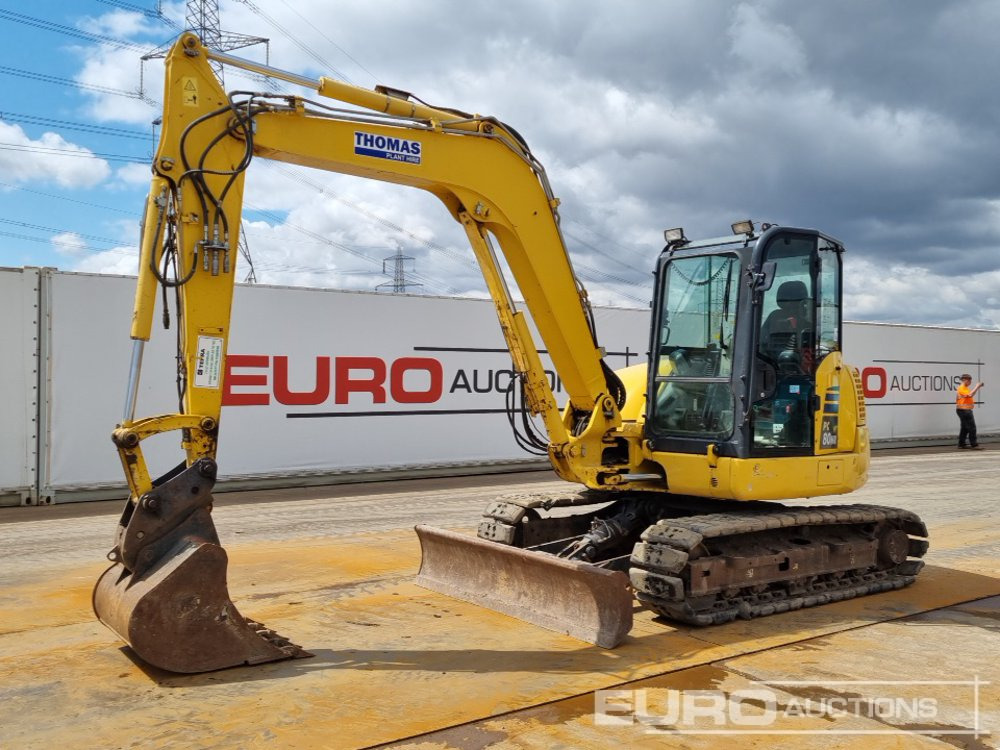 2019 Komatsu PC80MR-5 - Mini rýpadlo: obrázek 1 2019 Komatsu PC80MR-5 - Mini rýpadlo: obrázek 1