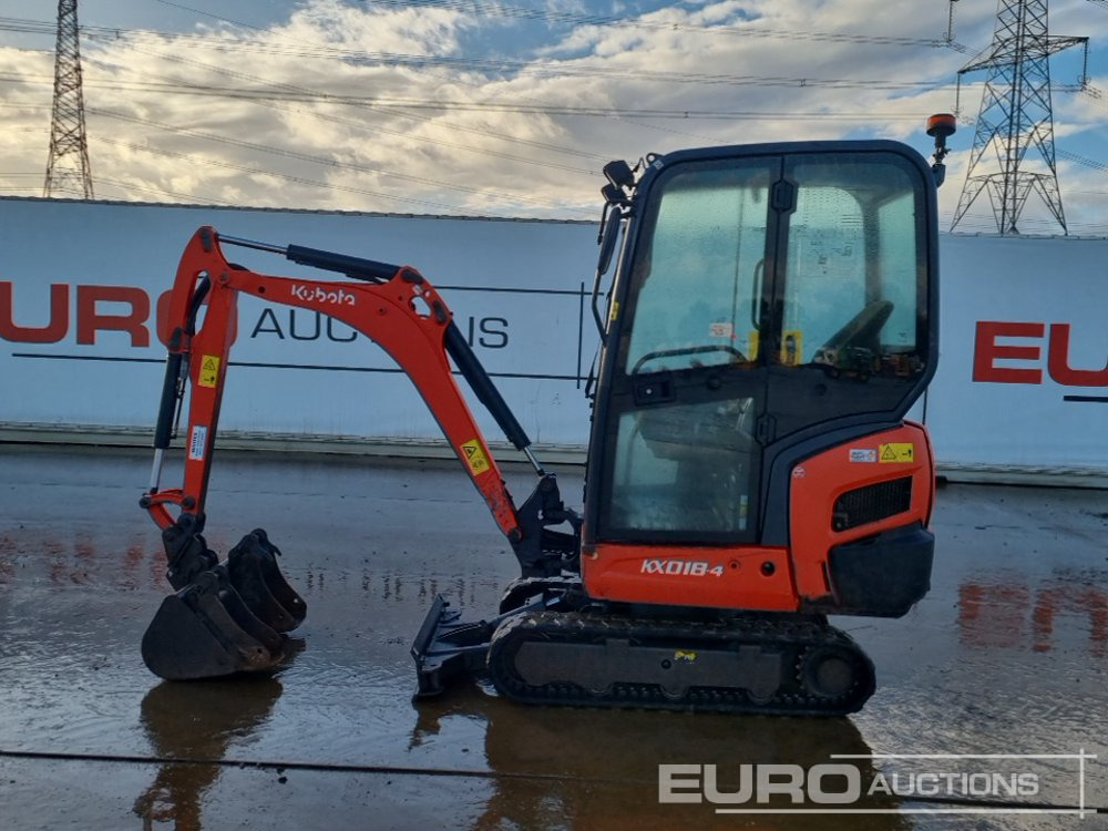 2019 Kubota KX018-4 - Mini rýpadlo: obrázek 2 2019 Kubota KX018-4 - Mini rýpadlo: obrázek 2
