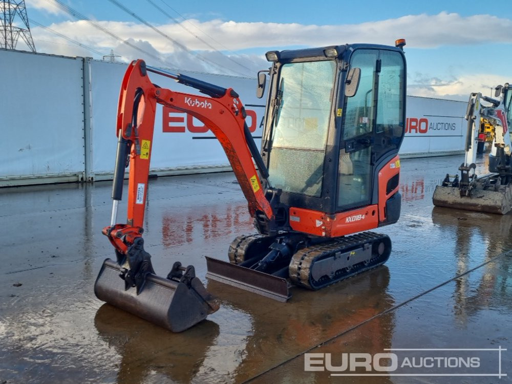 2019 Kubota KX018-4 - Mini rýpadlo: obrázek 1 2019 Kubota KX018-4 - Mini rýpadlo: obrázek 1