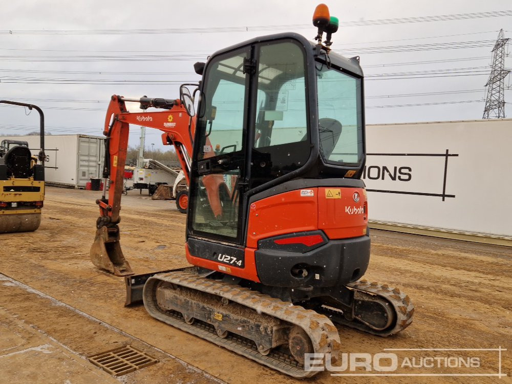 2019 Kubota U27-4 - Mini rýpadlo: obrázek 3 2019 Kubota U27-4 - Mini rýpadlo: obrázek 3