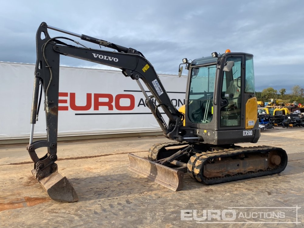 2019 Volvo ECR50D - Mini rýpadlo: obrázek 1 2019 Volvo ECR50D - Mini rýpadlo: obrázek 1