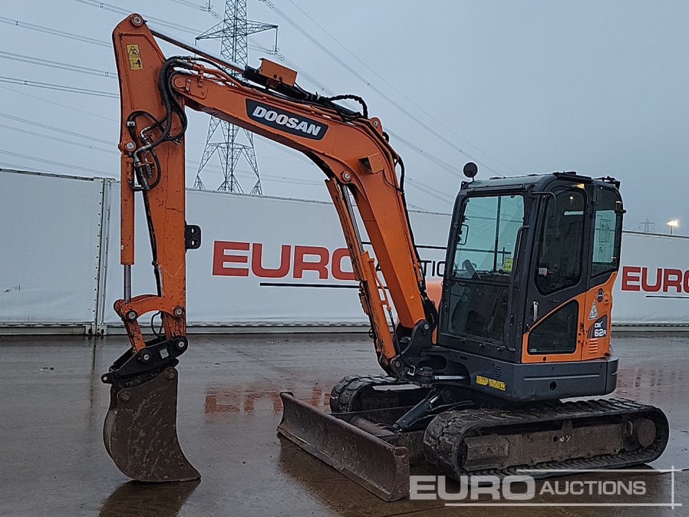 2020 Doosan DX62R-3 - Mini rýpadlo: obrázek 1 2020 Doosan DX62R-3 - Mini rýpadlo: obrázek 1