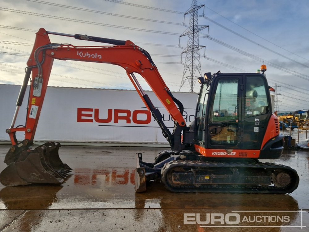 2020 Kubota KX080-4A2 - Mini rýpadlo: obrázek 2 2020 Kubota KX080-4A2 - Mini rýpadlo: obrázek 2