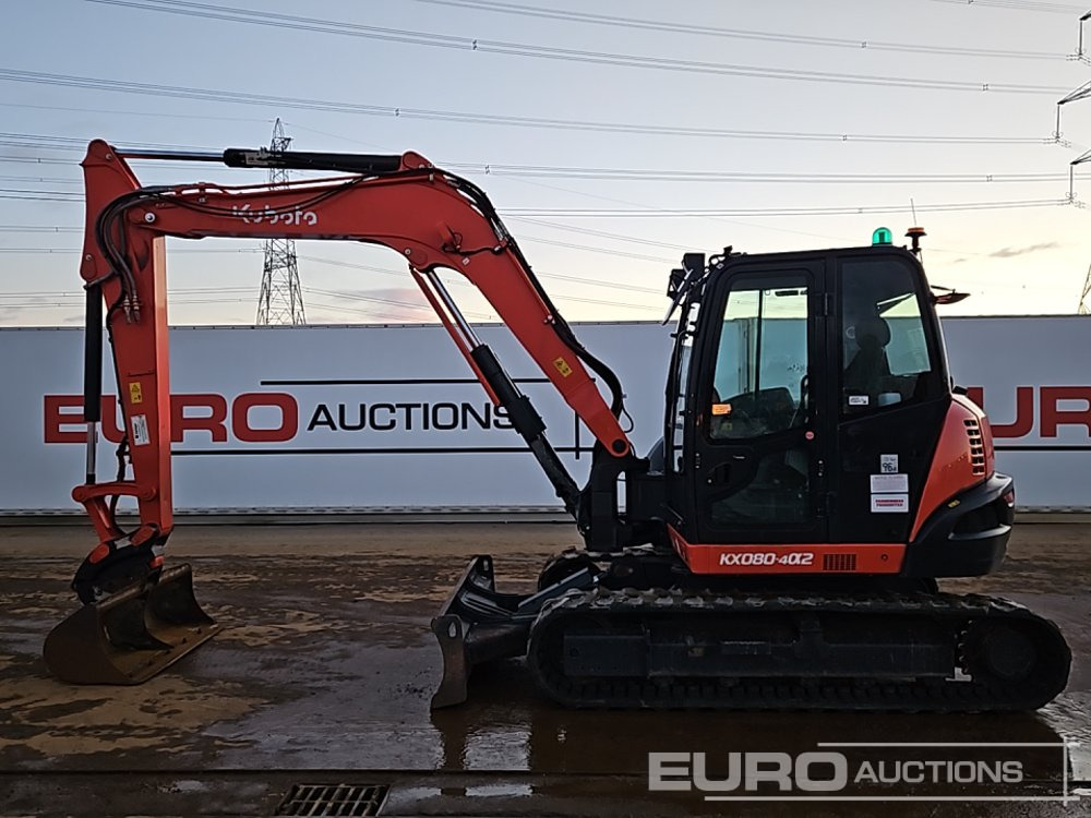 2020 Kubota KX080-4A2 - Mini rýpadlo: obrázek 2 2020 Kubota KX080-4A2 - Mini rýpadlo: obrázek 2