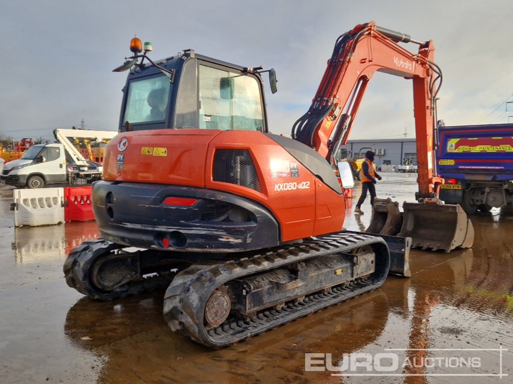 2020 Kubota KX080-4A2 - Mini rýpadlo: obrázek 5 2020 Kubota KX080-4A2 - Mini rýpadlo: obrázek 5