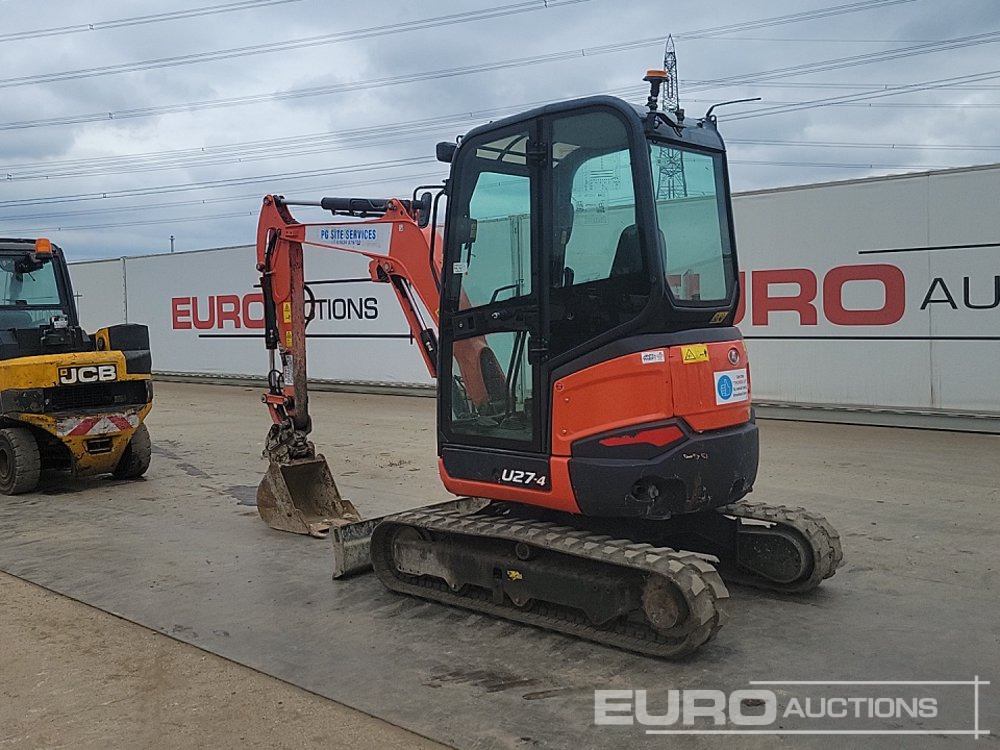 2020 Kubota U27-4 - Mini rýpadlo: obrázek 3 2020 Kubota U27-4 - Mini rýpadlo: obrázek 3