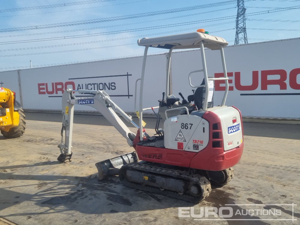2020 Takeuchi TB216 - Mini rýpadlo: obrázek 3 2020 Takeuchi TB216 - Mini rýpadlo: obrázek 3