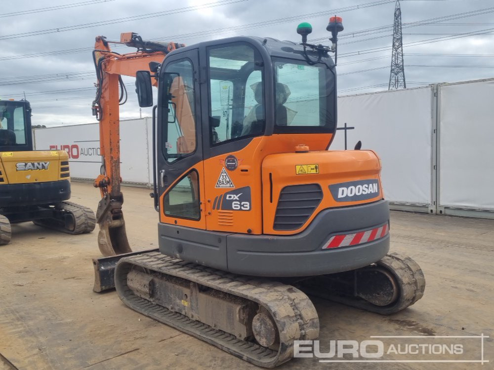 2021 Doosan DX63-3 - Mini rýpadlo: obrázek 3 2021 Doosan DX63-3 - Mini rýpadlo: obrázek 3
