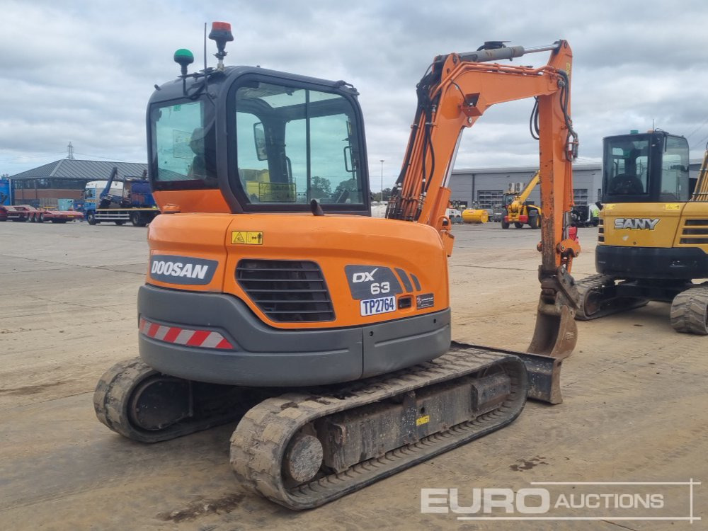 2021 Doosan DX63-3 - Mini rýpadlo: obrázek 5 2021 Doosan DX63-3 - Mini rýpadlo: obrázek 5