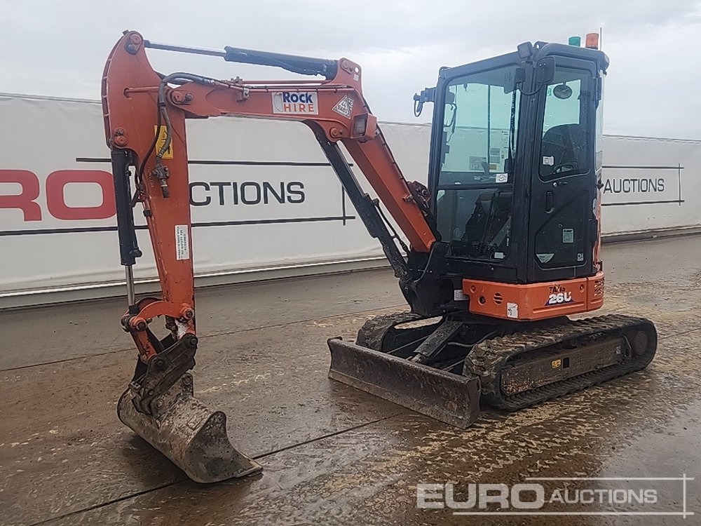 2021 Hitachi ZX26U-6 CLR - Mini rýpadlo: obrázek 1 2021 Hitachi ZX26U-6 CLR - Mini rýpadlo: obrázek 1