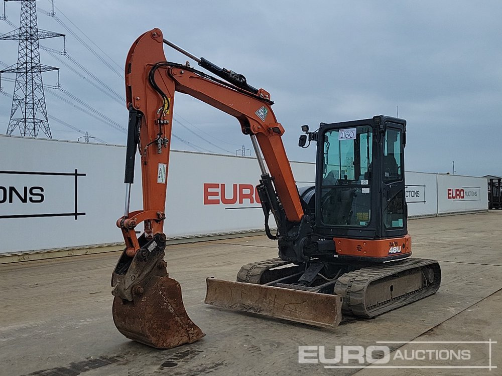 2021 Hitachi ZX48U-6 - Mini rýpadlo: obrázek 1 2021 Hitachi ZX48U-6 - Mini rýpadlo: obrázek 1