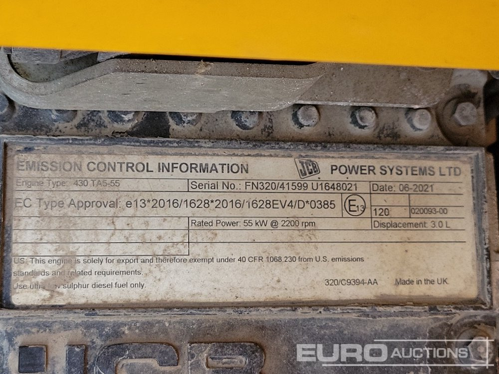 Pásové rýpadlo 2021 JCB 131XL: obrázek 35