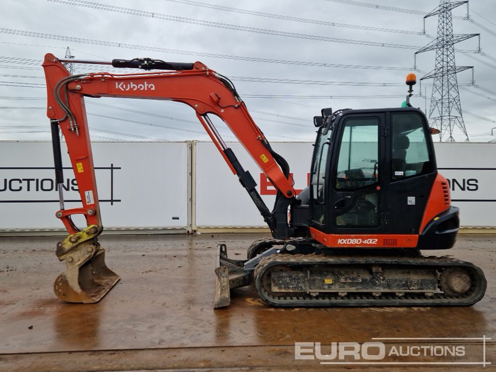 2021 Kubota KX080-4A2 - Mini rýpadlo: obrázek 2 2021 Kubota KX080-4A2 - Mini rýpadlo: obrázek 2