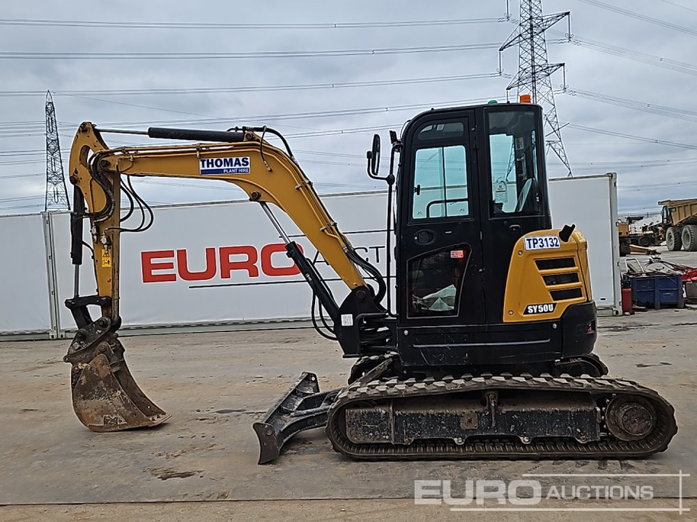2021 Sany SY50U - Mini rýpadlo: obrázek 2 2021 Sany SY50U - Mini rýpadlo: obrázek 2