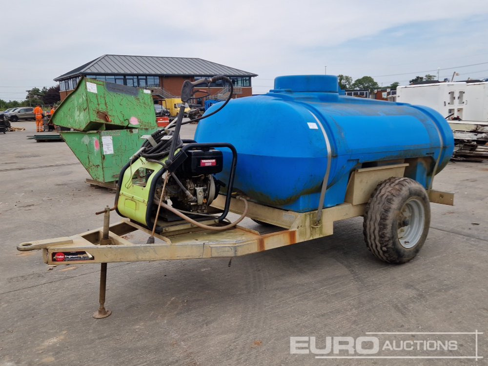 2021 Trailer Engineering Single Axle Plastic Water Bowser, Yanmar Pressure Washer - Vapka: obrázek 1 2021 Trailer Engineering Single Axle Plastic Water Bowser, Yanmar Pressure Washer - Vapka: obrázek 1