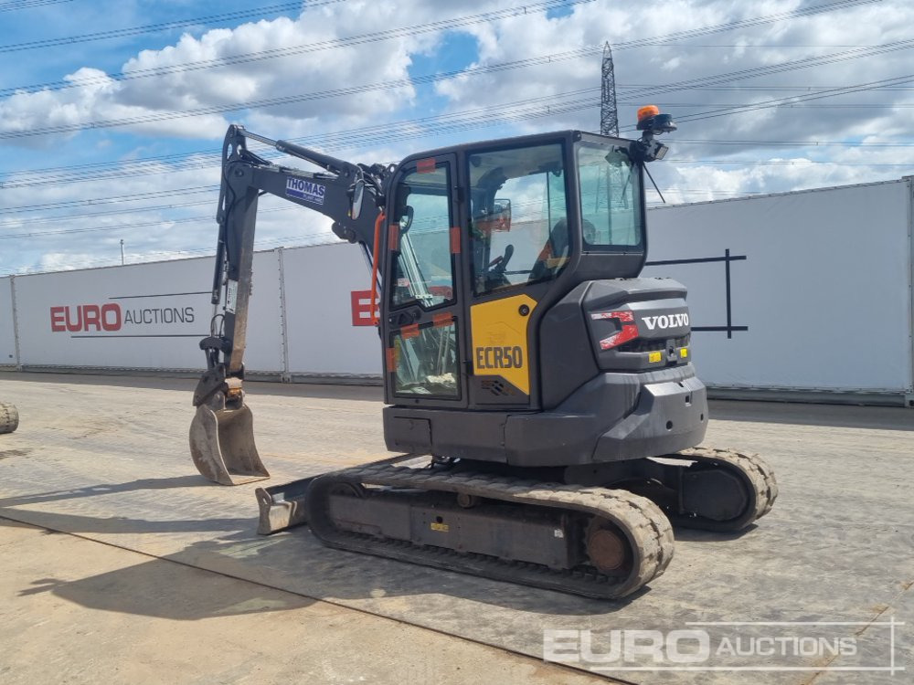 2021 Volvo ECR50F - Mini rýpadlo: obrázek 3 2021 Volvo ECR50F - Mini rýpadlo: obrázek 3