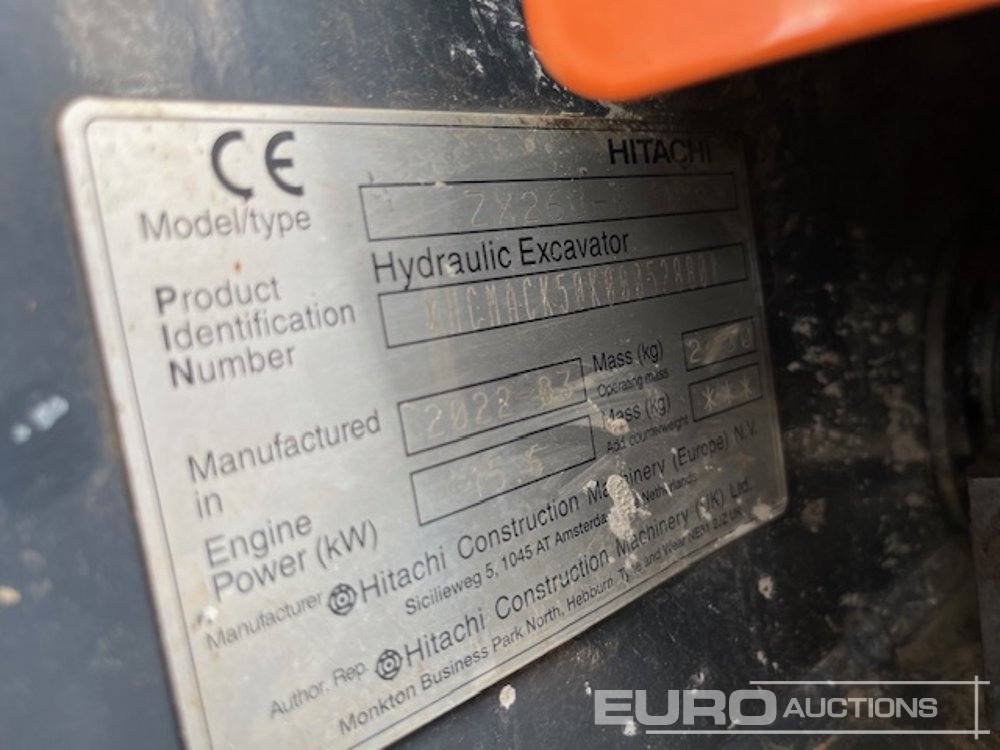 2022 Hitachi ZX26U-6 YLR - Mini rýpadlo: obrázek 4 2022 Hitachi ZX26U-6 YLR - Mini rýpadlo: obrázek 4