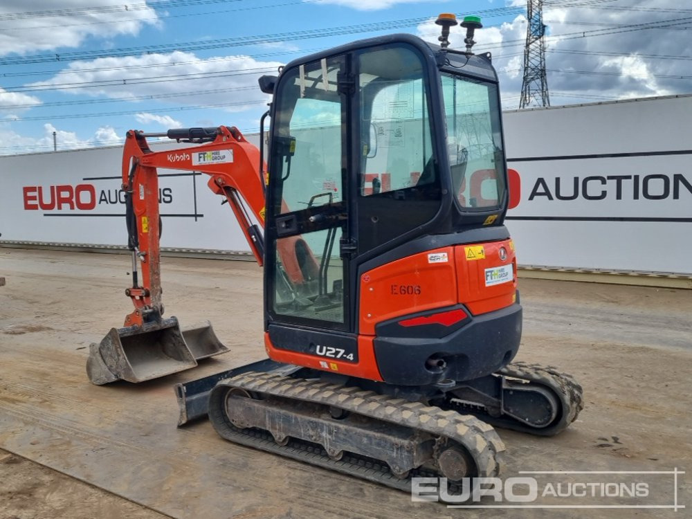 2022 Kubota U27-4 - Mini rýpadlo: obrázek 3 2022 Kubota U27-4 - Mini rýpadlo: obrázek 3