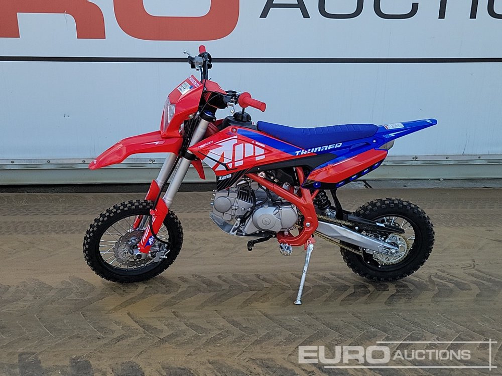2025 Apollo Thunder 125cc Motorcross Bike, 14" Front, 12" Rear Tyres, Electric Start, Air Cooled, Hydraulic Suspension, Disc Brakes, Lighting Kit (UNASSEMBLED) - Motocykl: obrázek 2 2025 Apollo Thunder 125cc Motorcross Bike, 14" Front, 12" Rear Tyres, Electric Start, Air Cooled, Hydraulic Suspension, Disc Brakes, Lighting Kit (UNASSEMBLED) - Motocykl: obrázek 2