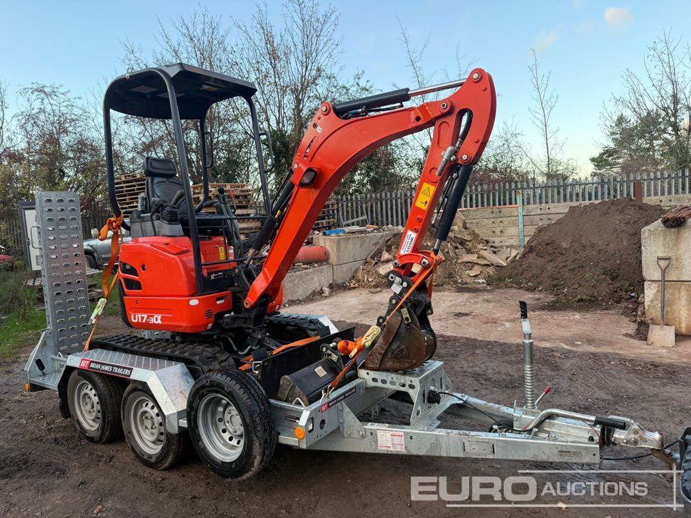 2025 Kubota U17-3A - Mini rýpadlo: obrázek 1 2025 Kubota U17-3A - Mini rýpadlo: obrázek 1