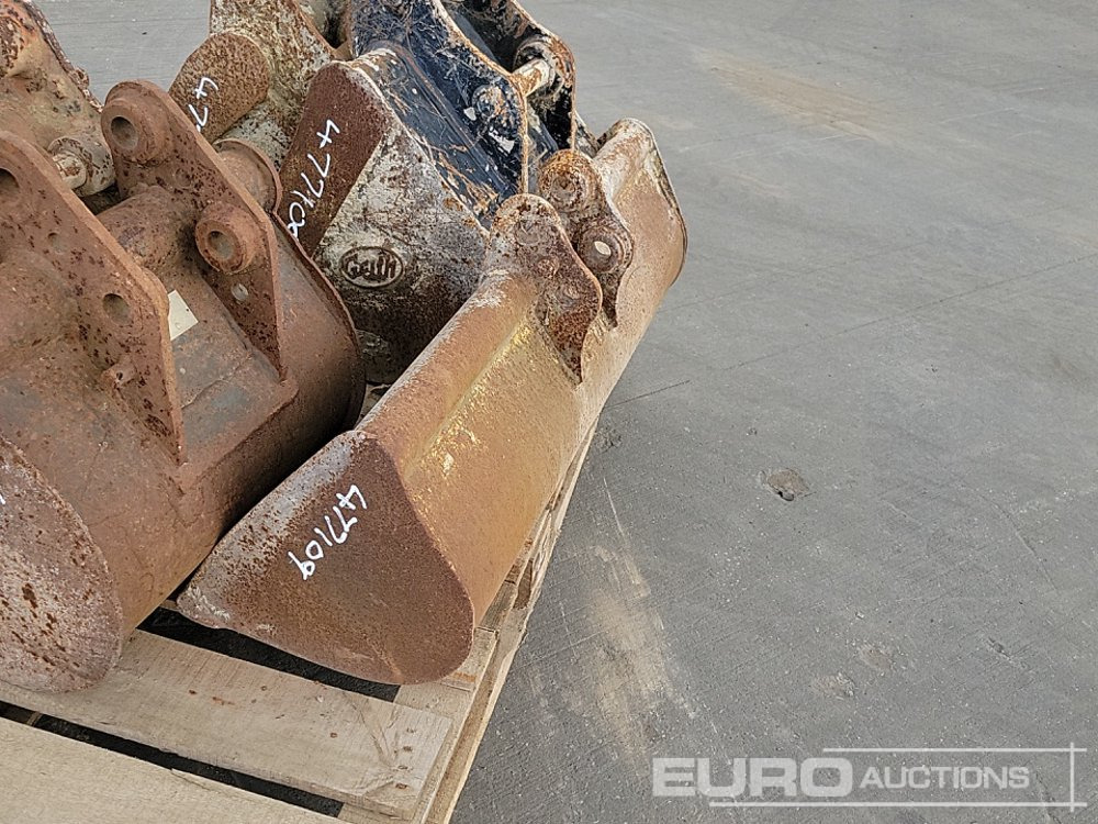 Lžíce 36" Ditching, 18", 18", 12", 12" Digging Bucket 30-35mm Pin to suit Mini Excavator: obrázek 13