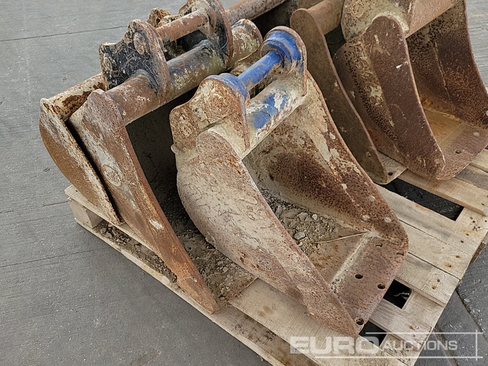 Lžíce 36" Ditching, 18", 18", 12", 12" Digging Bucket 30-35mm Pin to suit Mini Excavator: obrázek 17