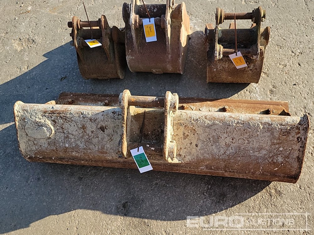 Lžíce 48" Ditching, 12", 12", 10" Digging Bucket 30-40mm Pin to suit Mini Excavator: obrázek 22