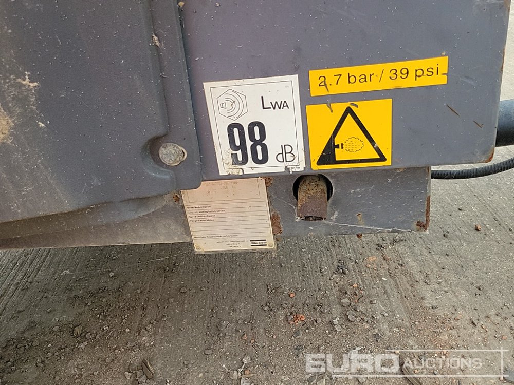 Mobilní kompresor Atlas Copco XAS37KDPE: obrázek 16