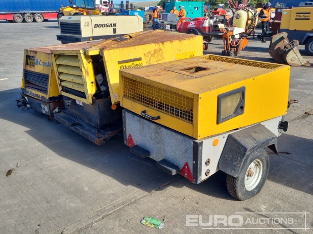 Comp Air Compressor (Engine Missing), Atlas Copco Single Axle Compressor (Engine Missing), Comp Air Single Axle Compressor (Engine Missing) - Mobilní kompresor: obrázek 5 Comp Air Compressor (Engine Missing), Atlas Copco Single Axle Compressor (Engine Missing), Comp Air Single Axle Compressor (Engine Missing) - Mobilní kompresor: obrázek 5