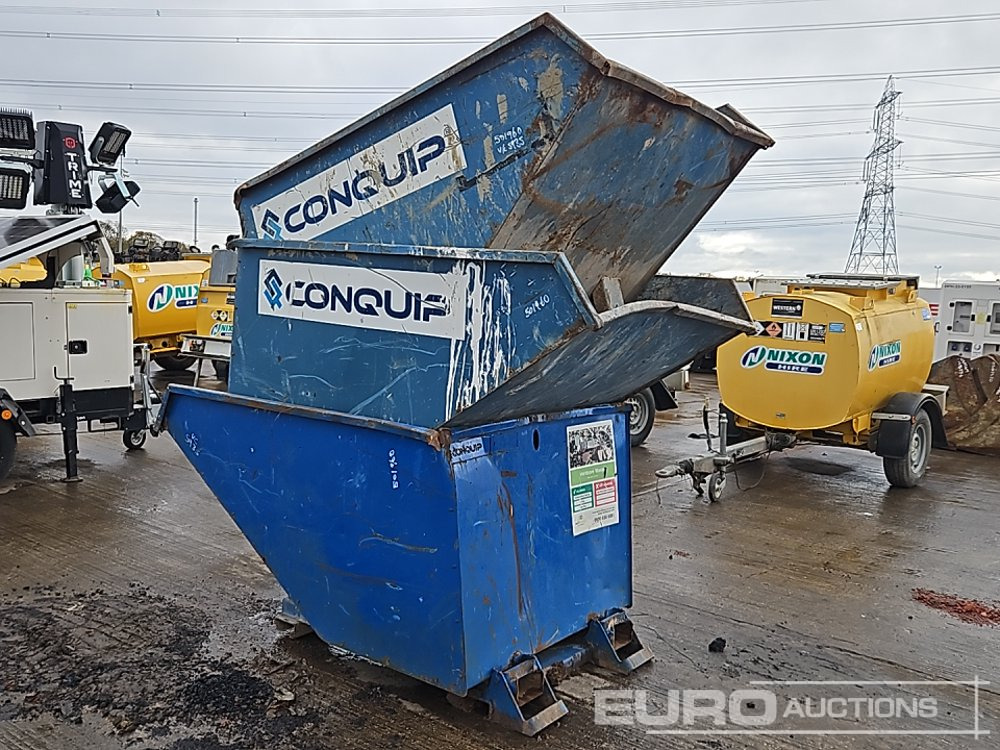 Conquip Tipping Skip to suit Forklift (3 of) - Výklopný kontejner: obrázek 1 Conquip Tipping Skip to suit Forklift (3 of) - Výklopný kontejner: obrázek 1