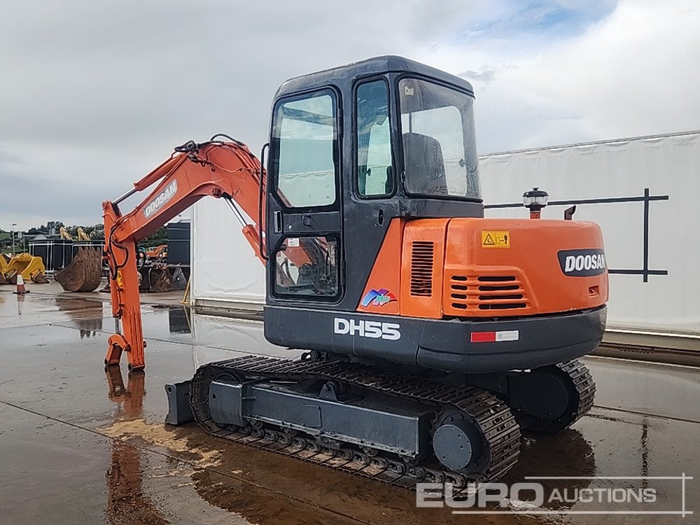Doosan DH55-V - Mini rýpadlo: obrázek 3 Doosan DH55-V - Mini rýpadlo: obrázek 3