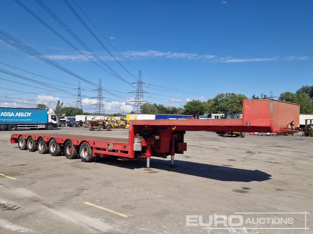 Podvalníkový návěs ES-GE 6 Axle Step Frame Extendable Low Loader Trailer, 4 Axle Steer, Air Brakes, Auto Lube: obrázek 7