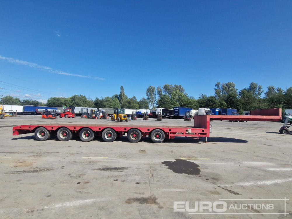 Podvalníkový návěs ES-GE 6 Axle Step Frame Extendable Low Loader Trailer, 4 Axle Steer, Air Brakes, Auto Lube: obrázek 6
