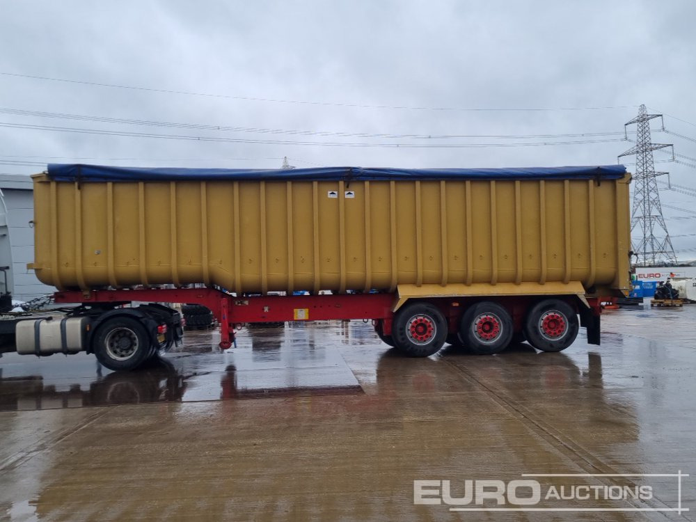 Fruehauf Tri Axle Bulk Tipper Trailer, Easy Sheet - Sklápěcí návěs: obrázek 2 Fruehauf Tri Axle Bulk Tipper Trailer, Easy Sheet - Sklápěcí návěs: obrázek 2