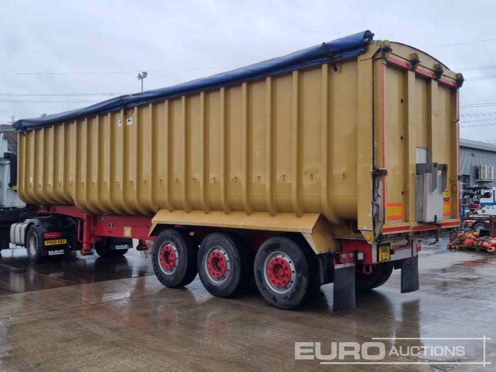 Fruehauf Tri Axle Bulk Tipper Trailer, Easy Sheet - Sklápěcí návěs: obrázek 3 Fruehauf Tri Axle Bulk Tipper Trailer, Easy Sheet - Sklápěcí návěs: obrázek 3