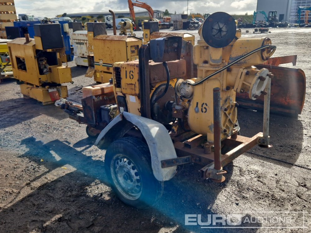 Hilta 4" Single Axle Water Pump, Hatz Engine - Čerpadlo na vodu: obrázek 3 Hilta 4" Single Axle Water Pump, Hatz Engine - Čerpadlo na vodu: obrázek 3