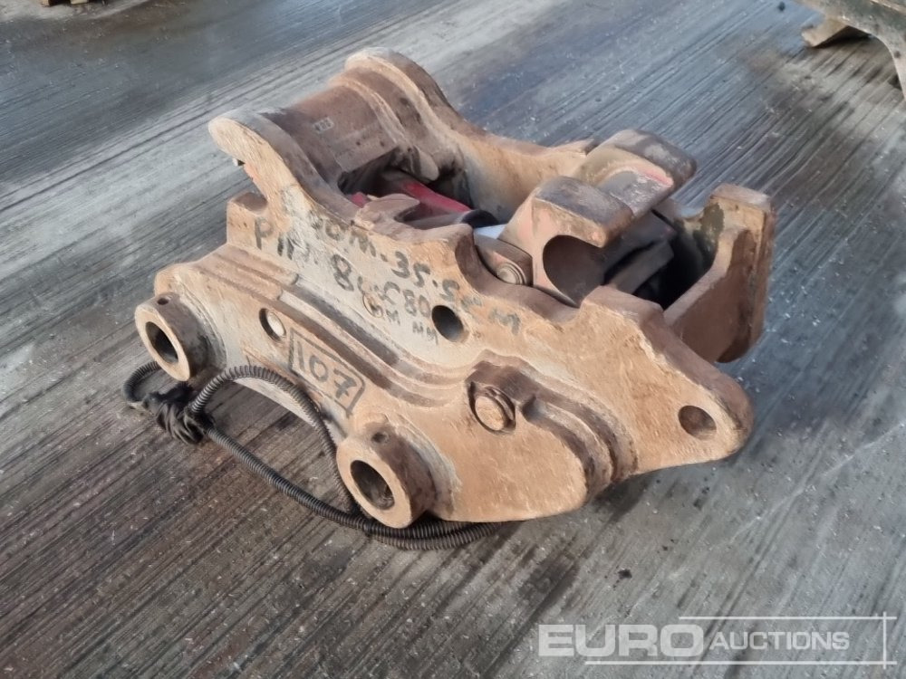 Rychloupínací Hydraulic Double Lock Quick Hitch 80mm Pin to suit 20 Ton Excavator: obrázek 7