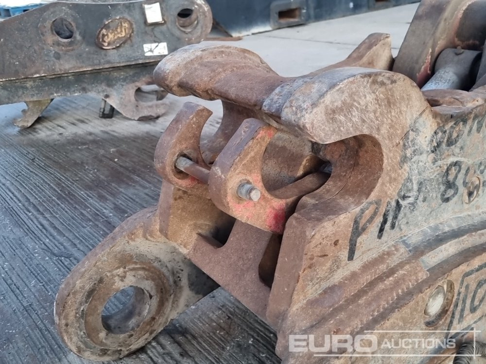 Rychloupínací Hydraulic Double Lock Quick Hitch 80mm Pin to suit 20 Ton Excavator: obrázek 15